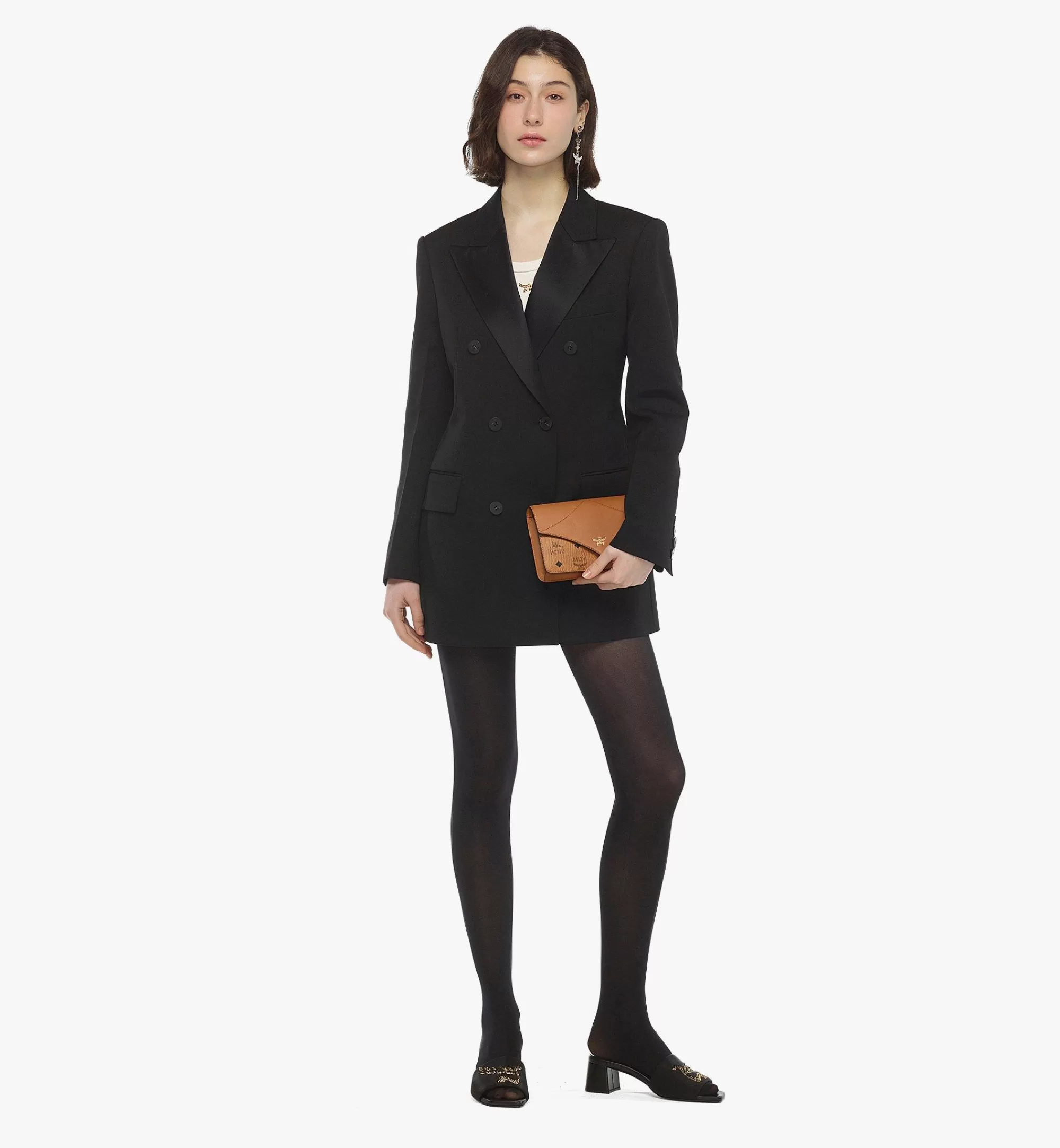 Best Sale Sac Porté épaule Diamond En Mélange De Cuir Et Visetos Femme Sacs Porté Épaule Et Sacs Bandoulière | Sacs Mini